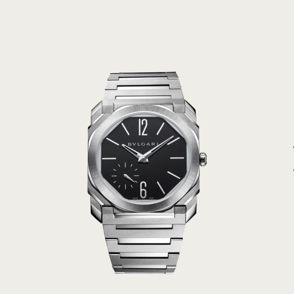 Bulgari watch octo finissimo black